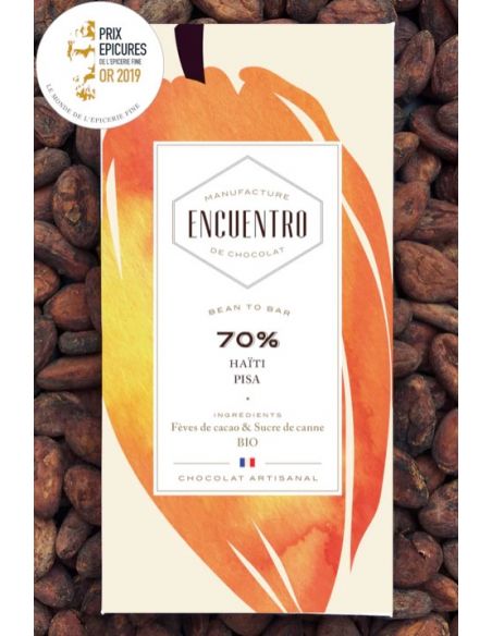 Tablette Chocolat Haïti 70% Bio - Encuentro