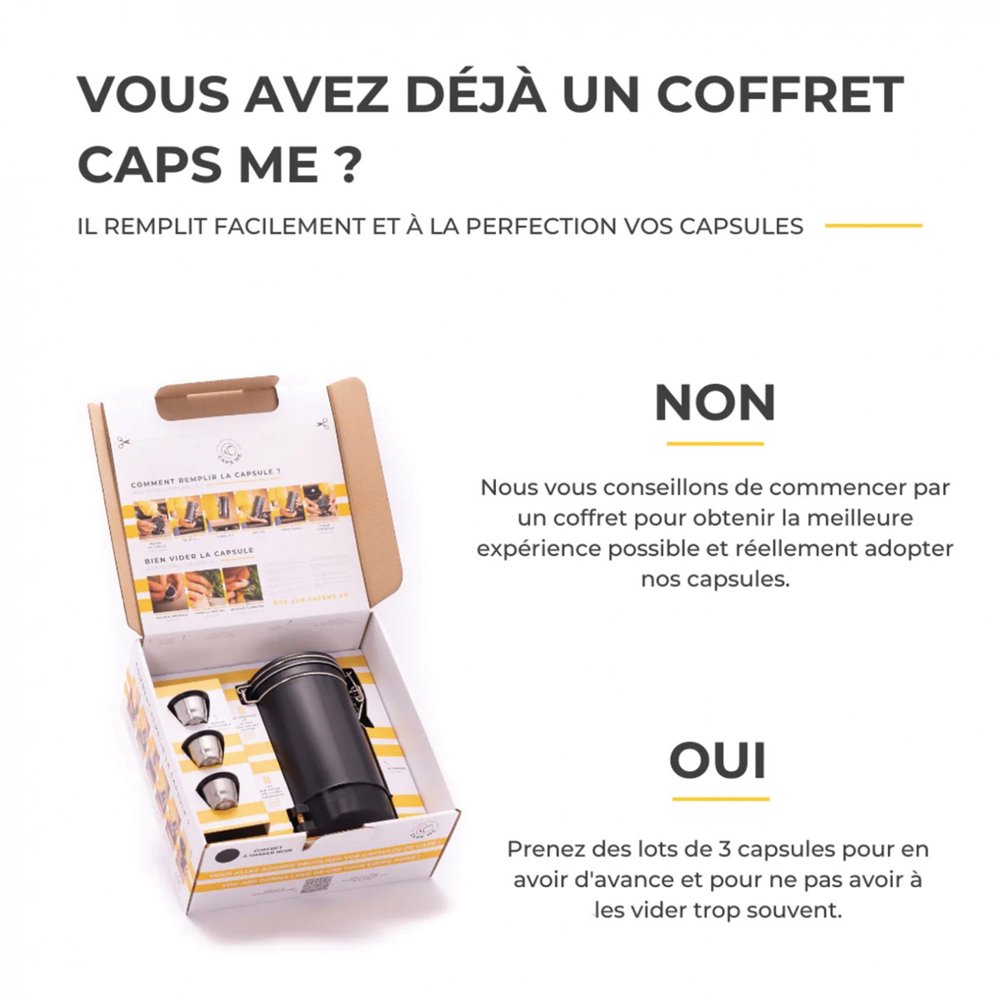 Capsme, la solution pour recharger et réutiliser ses capsules de café