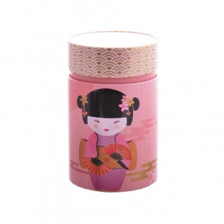 Boite à thé Geisha rose 150g